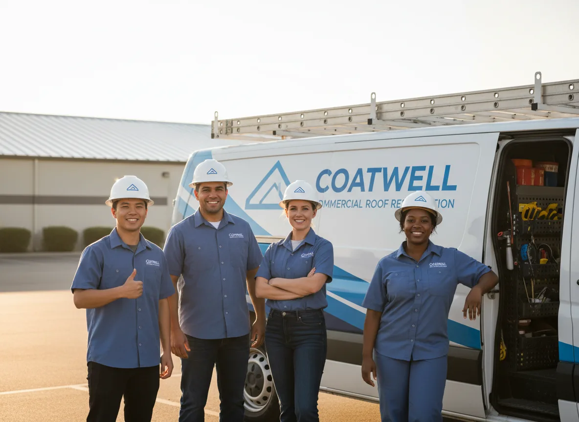 Commercial roof coating company in Townsend, MA